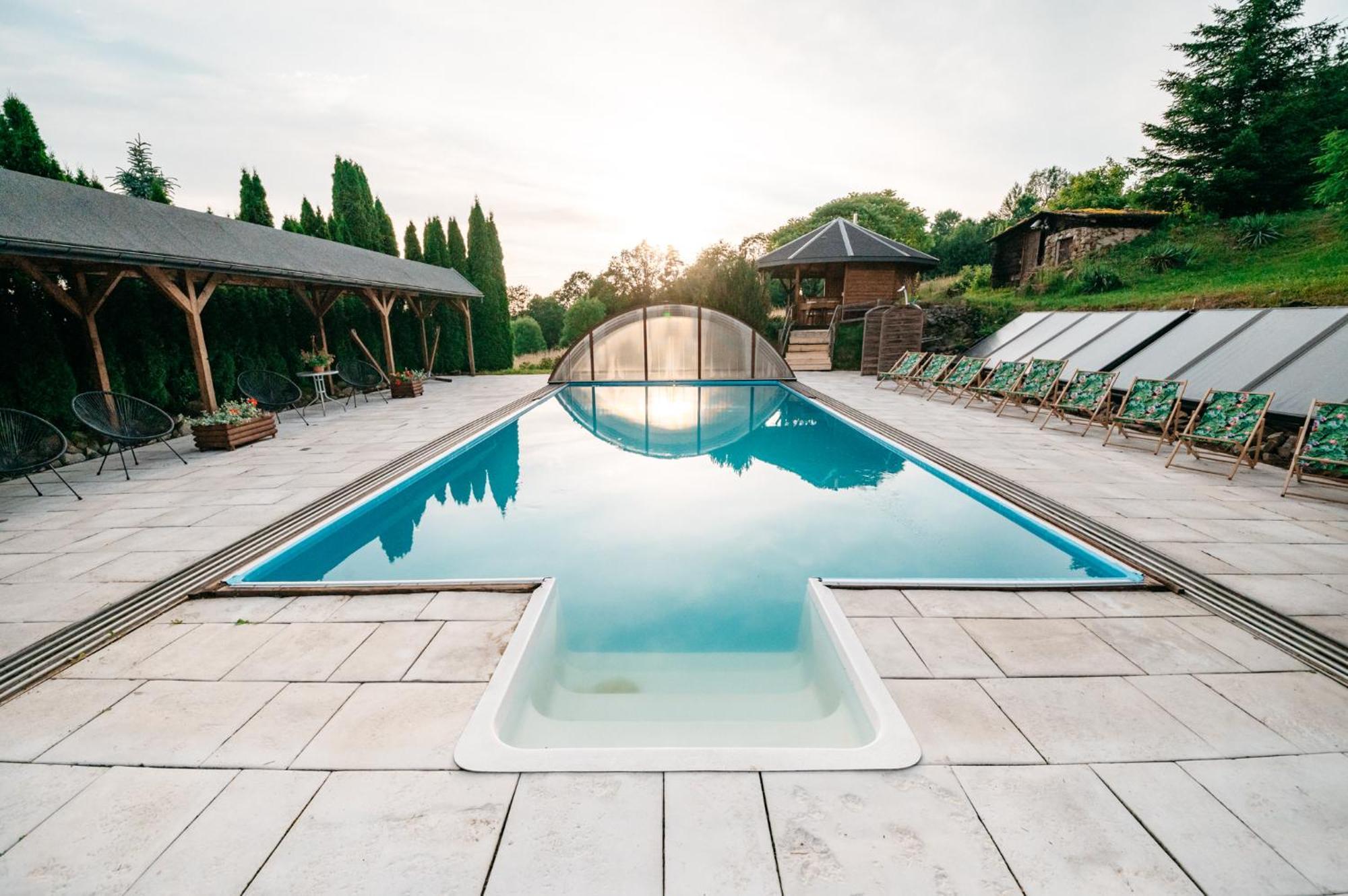 Bieszczadzka Bania Villa Lesko Exterior foto